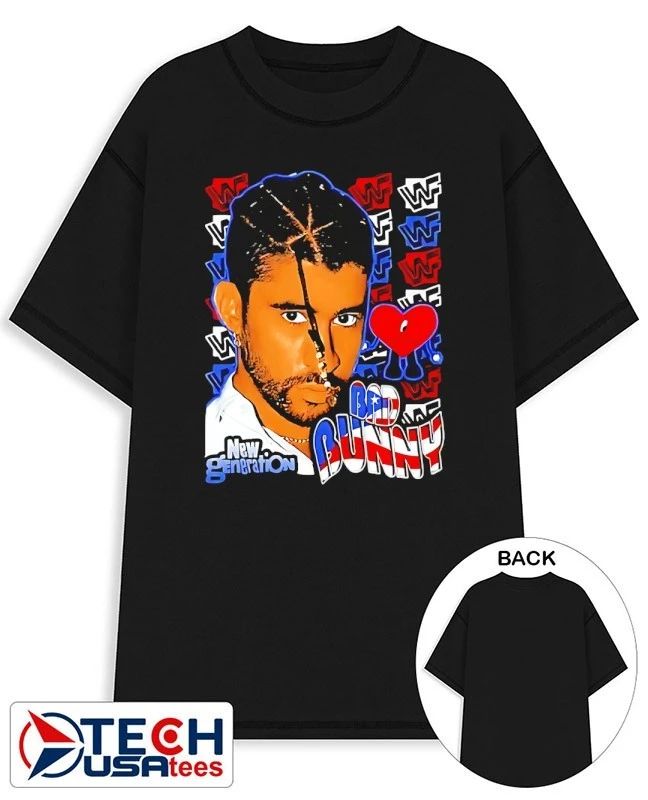 Bad Bunny WWF New Genaration shirt