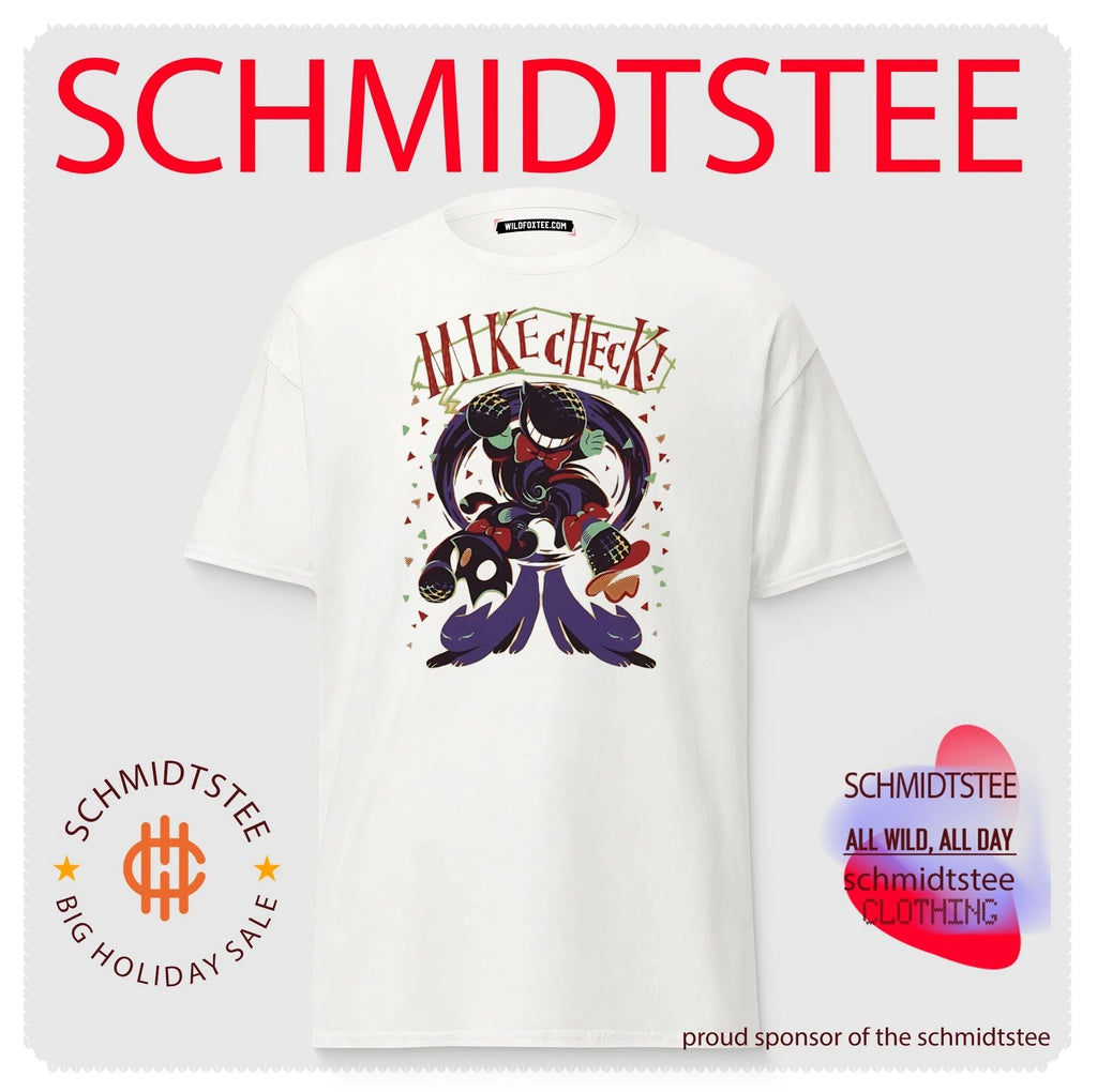 Mike check graphic shirt