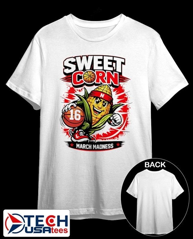 Nebraska Cornhuskers Basketball Sweet Corn 16 March Madness shirt by tshirtatlowprice