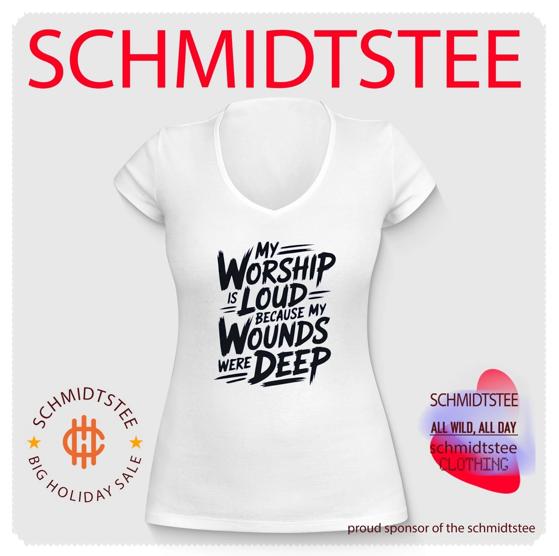 My worship is loud because my wounds were deep shirt