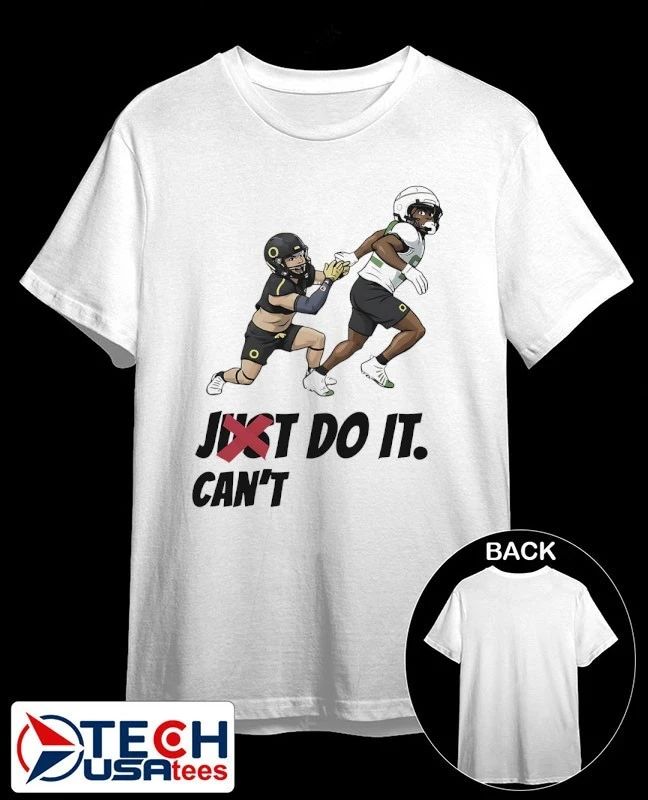Just can’t do it football players shirt