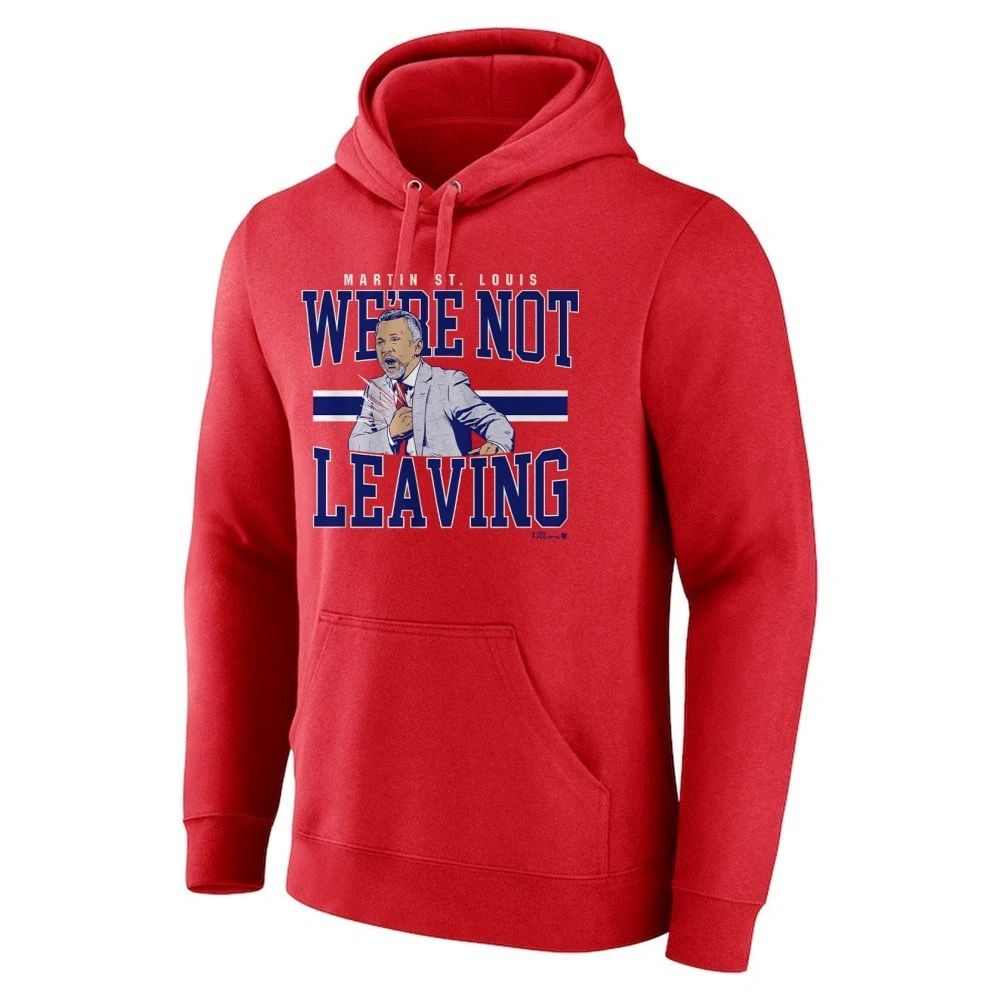 Martin St. Louis We’re Not Leaving Shirt