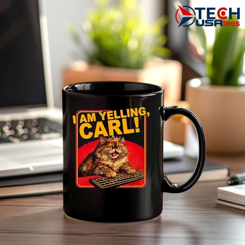 I am yelling Carl Cat shirt