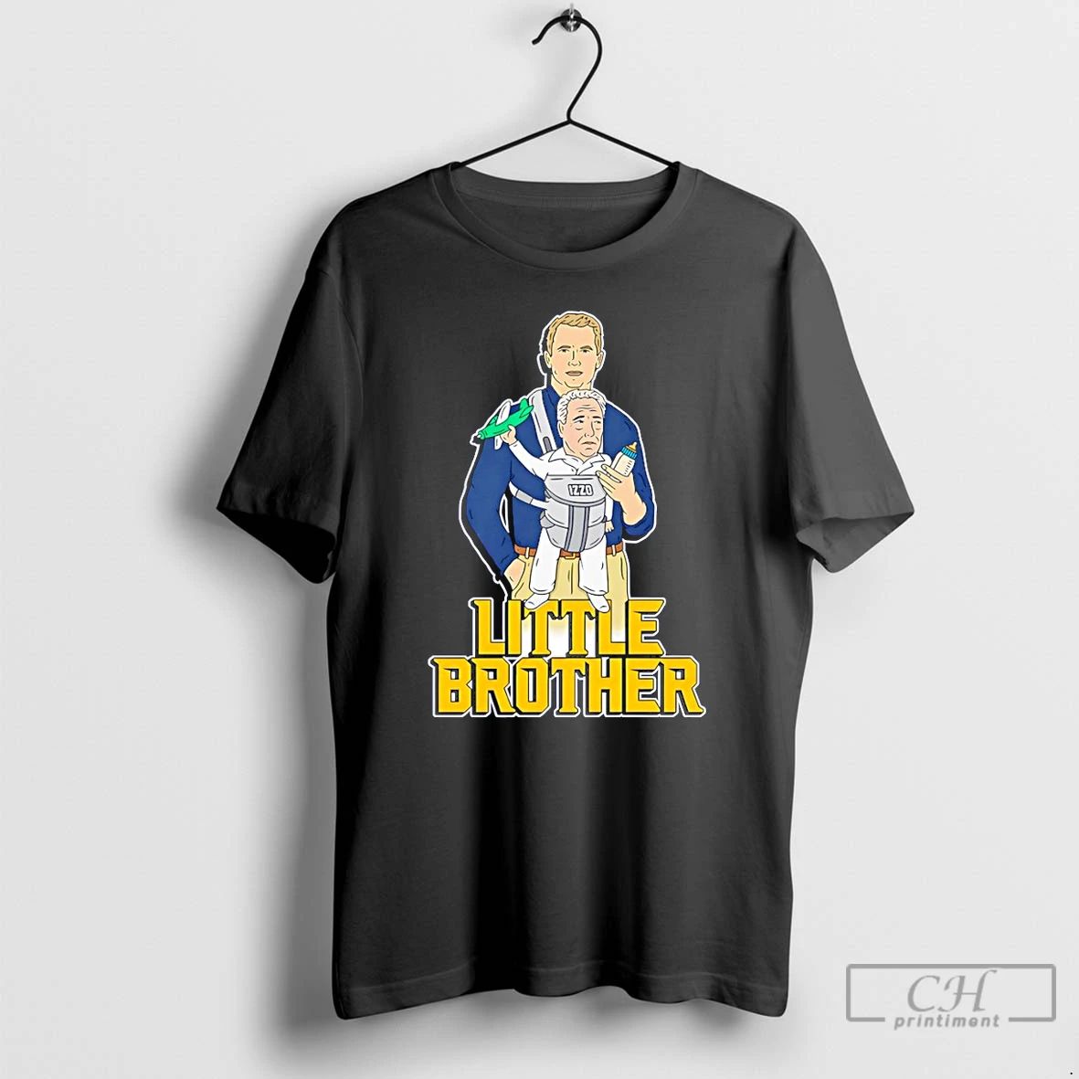 Premium Tom Izzo Vs Dusty May Coach Michigan Wolverines Basketball Little Brother Cartoon T Shirts