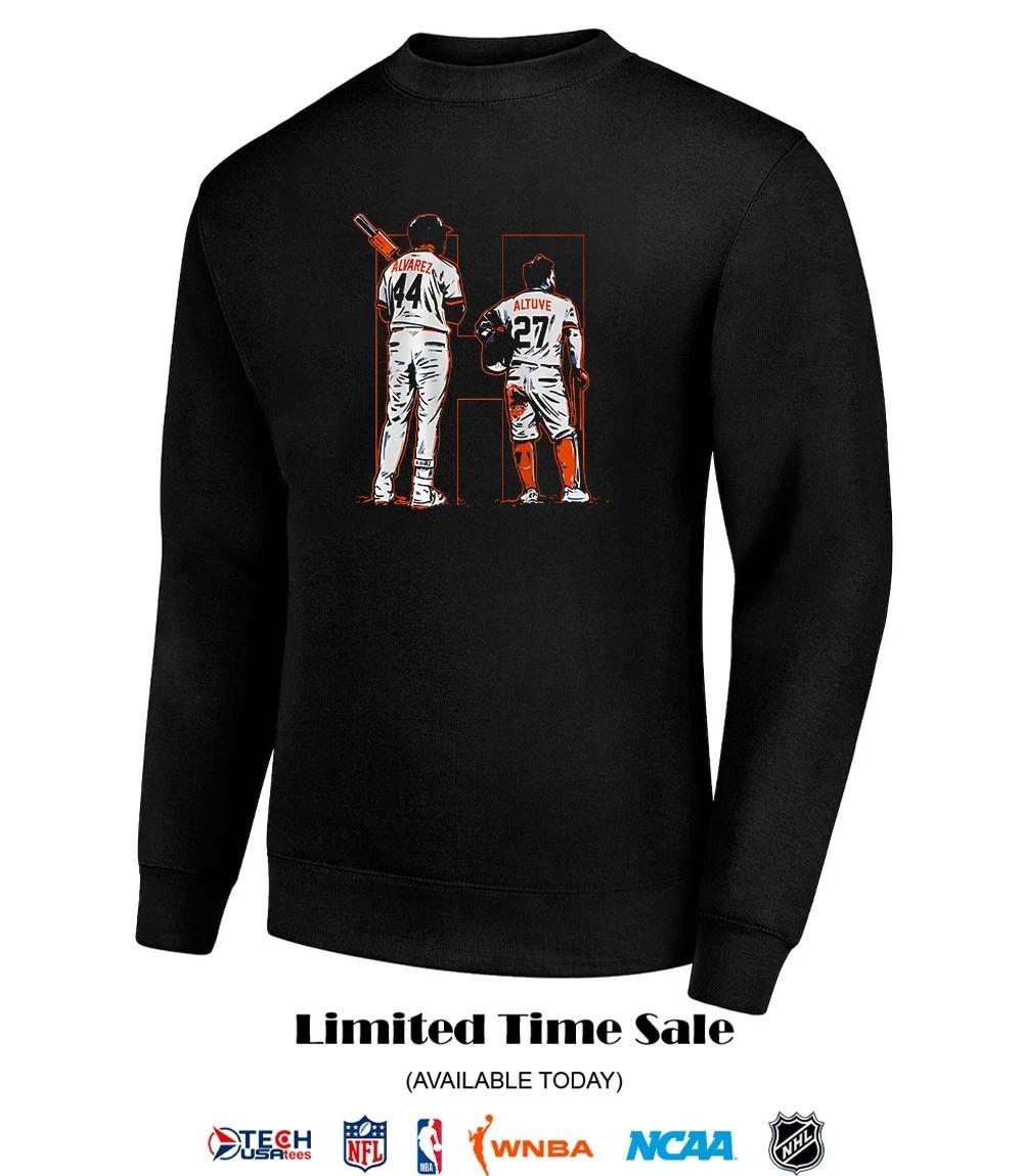 Two Pals Yordan Alvarez and Jose Altuve Houston Astros shirt