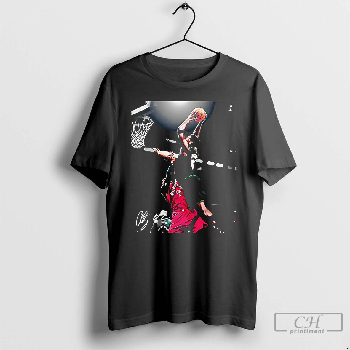 Classic Anthony Edwards Posterizing Rj Barett Signature