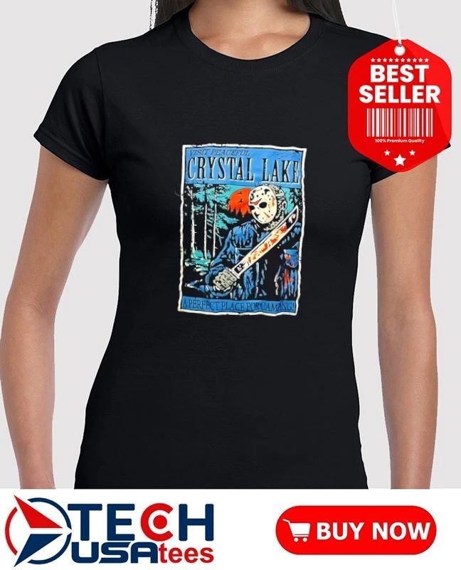 Visit peaceful Crystal Lake a perfect place for camping shirt