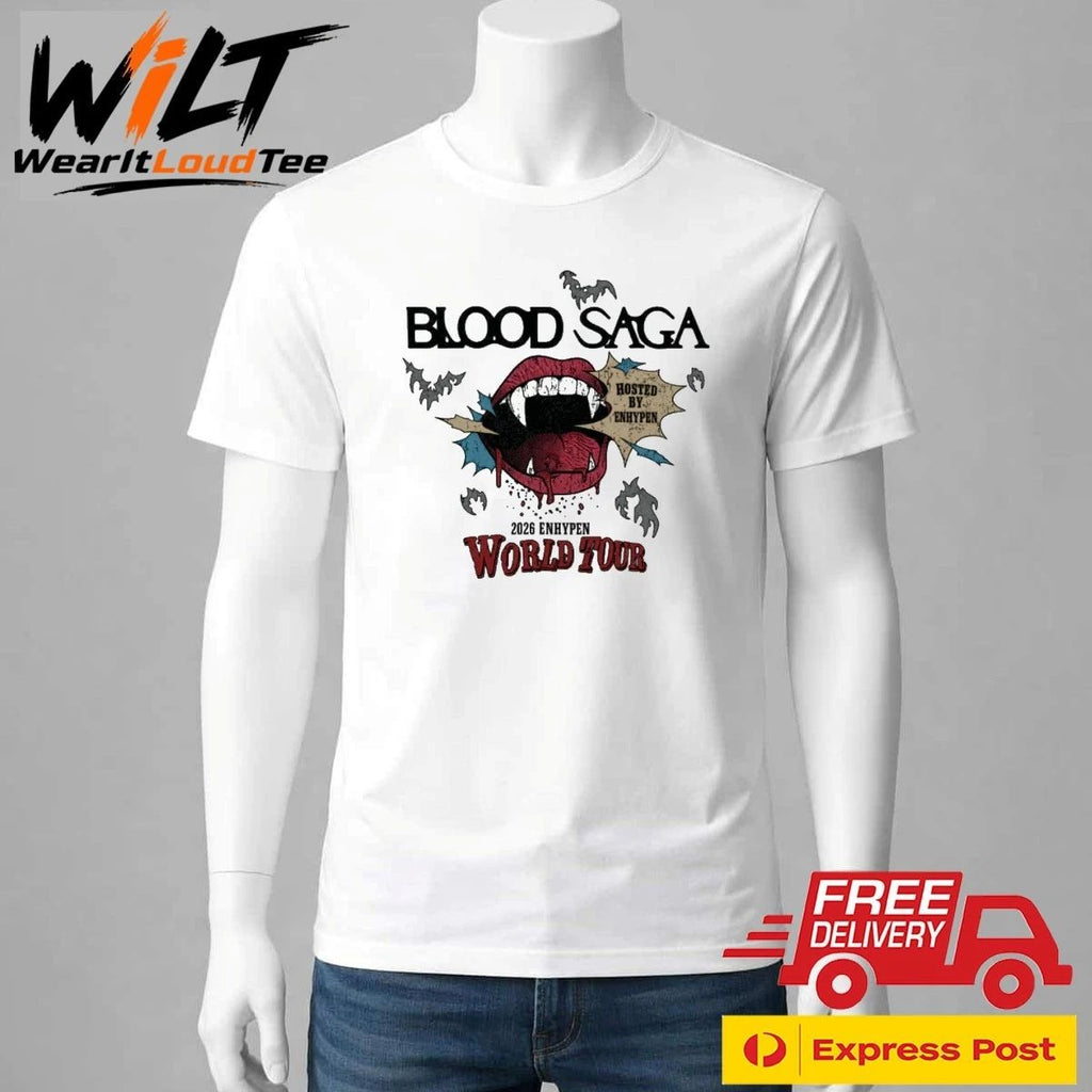Enhypen Blood Saga World Tour Shirt