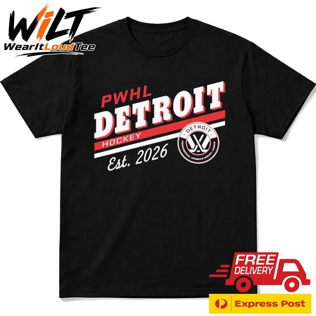 PWHL Detroit Hockey 2026 Shirt