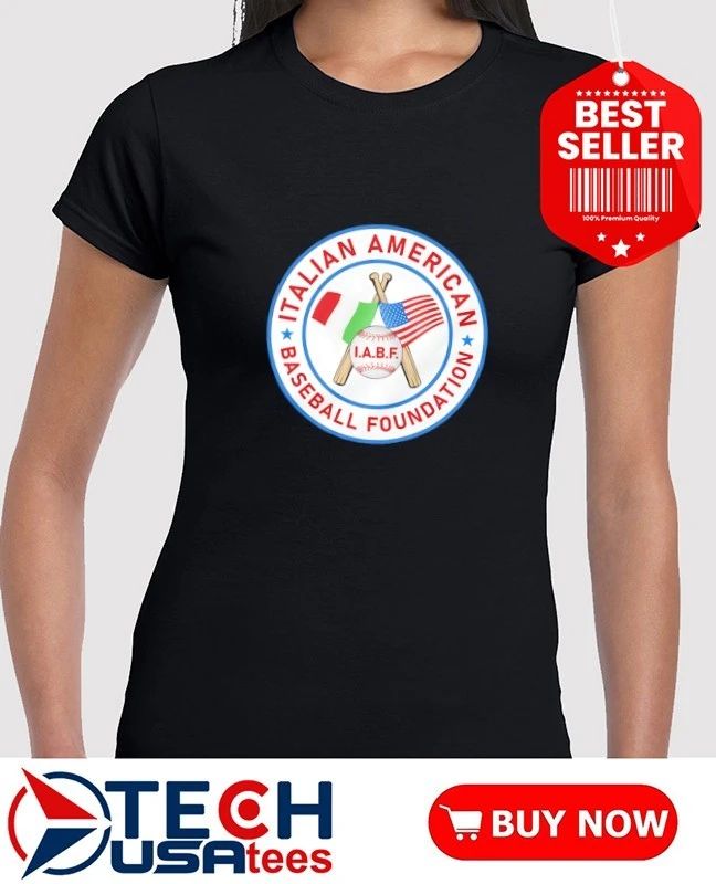 Italian American Baseball Foundation logo shirt by athletelogos