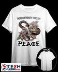 Snake and Rabbit there is strength through peace shirt