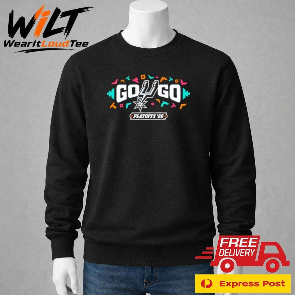 Go Spurs Go 2026 Playoffs Shirt San Antonio Spurs Game 2