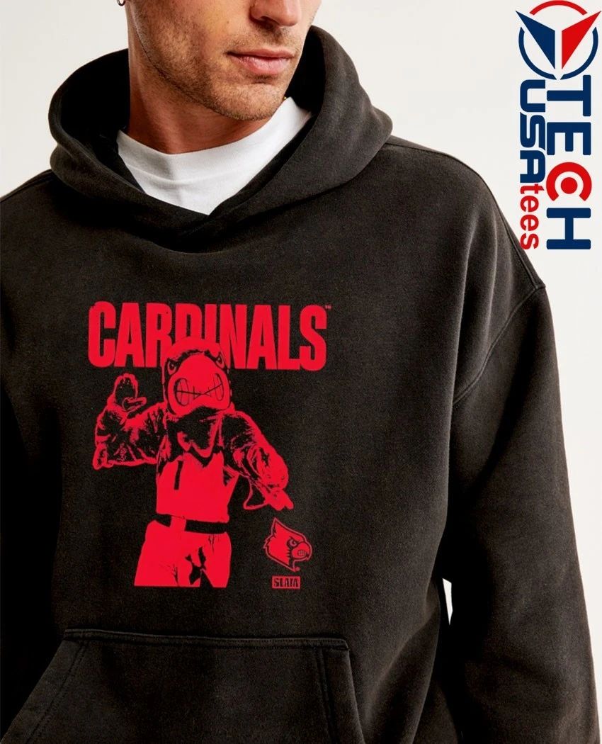 Louisville Cardinals mascot mode vintage shirt