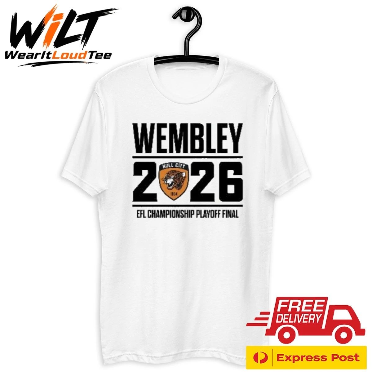 Hull City Wembley 2026 EFL Championship Playoff Final Shirt