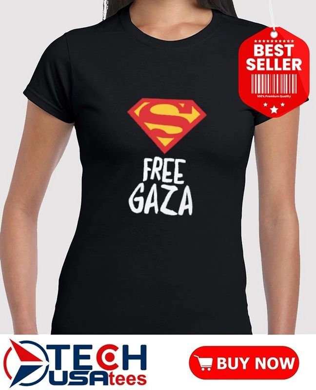 Superman Free Gaza T-shirt