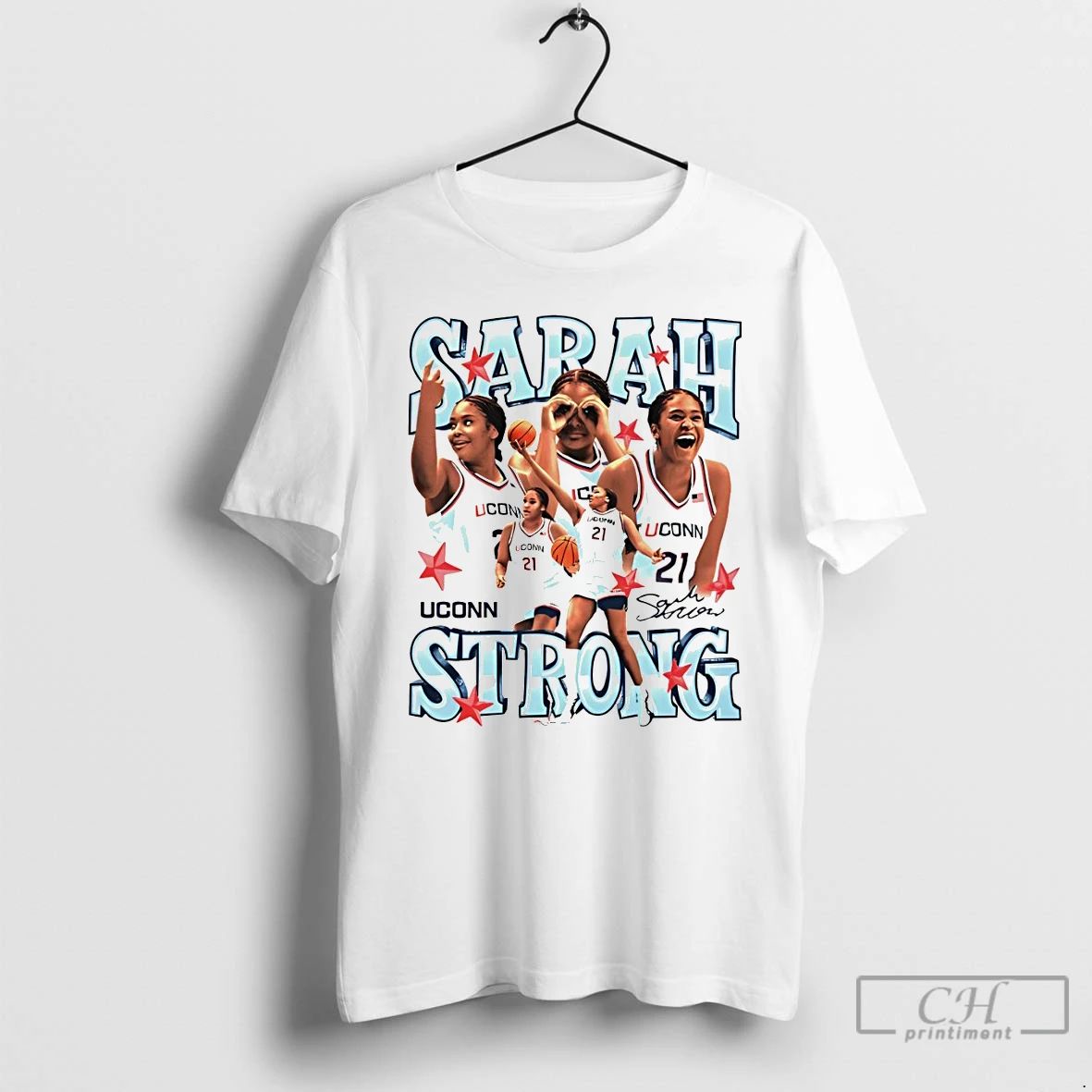Classic Sarah Strong Uconn Huskies Basketball Nba Graphic Signature