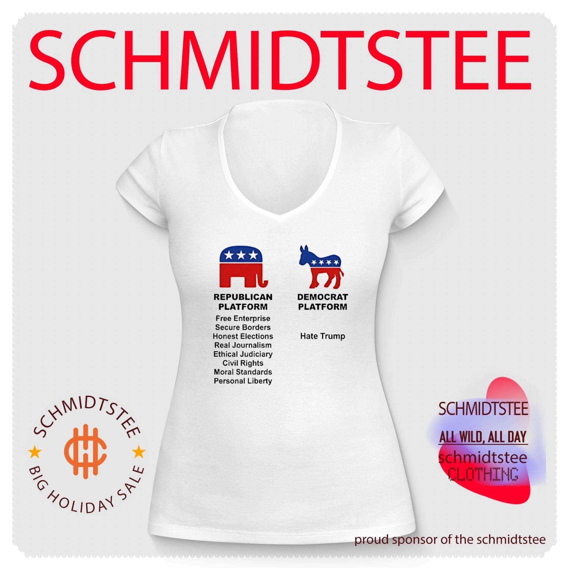 Republican platform and Democrat platform sgurt