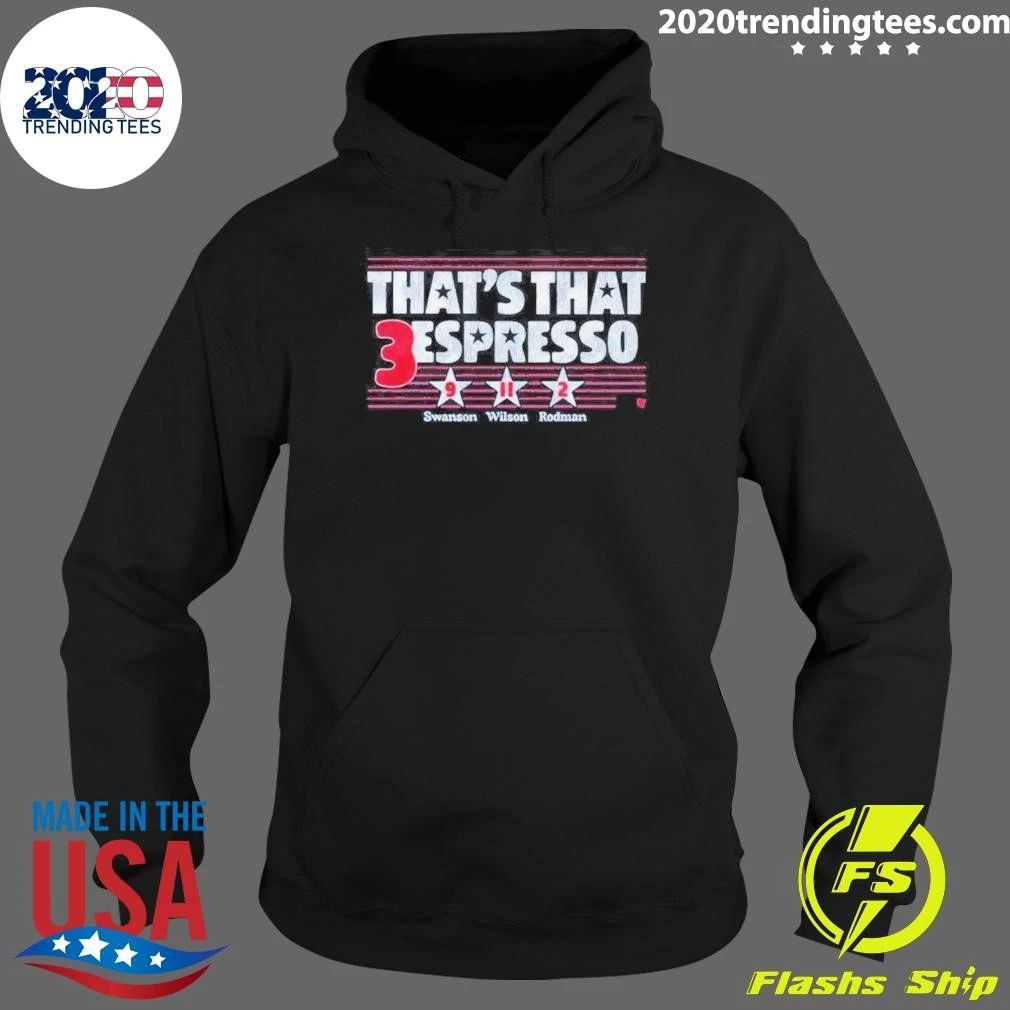 Mallory Swanson, Trinity Rodman, and Sophia Wilson That’s That 3 Espresso Shirt
