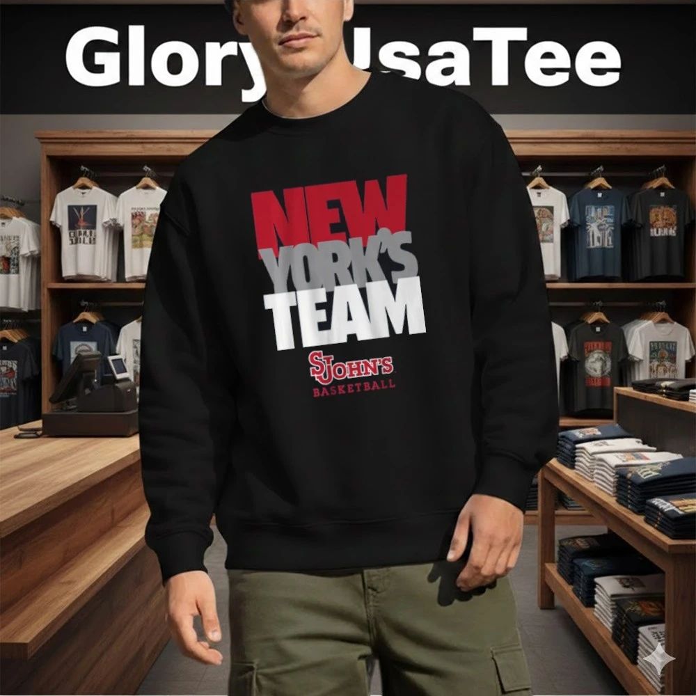 St. John’s Basketball New York’s Team Text Stack Shirt