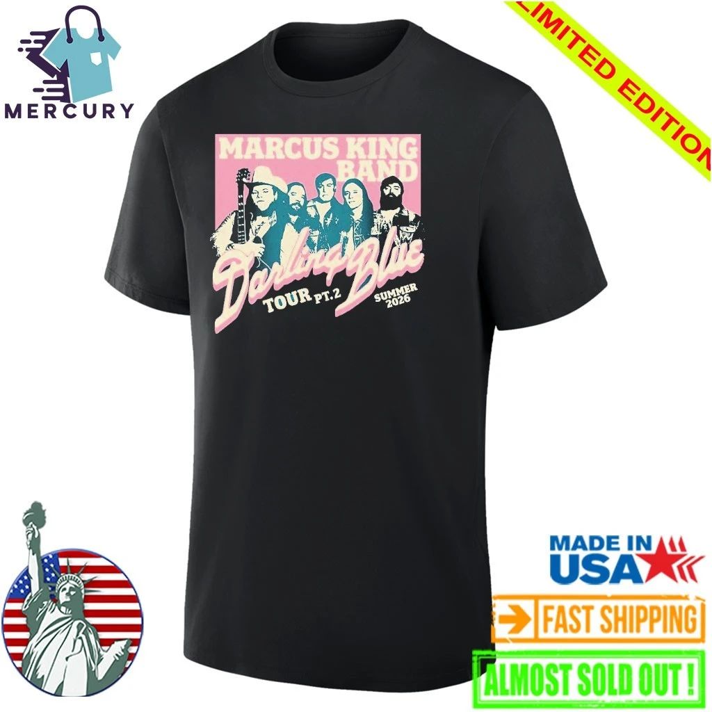 Marcus King 2026 Summer Tour Dates Darling Blue Shirt