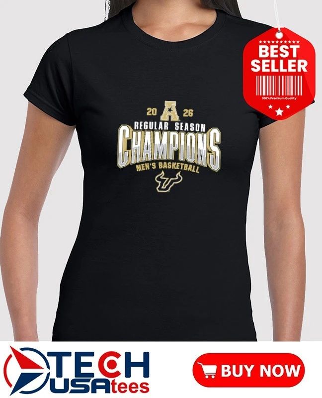 South Florida Bulls 2026 AAC Men’s Basketball Regular Season Champions shirt