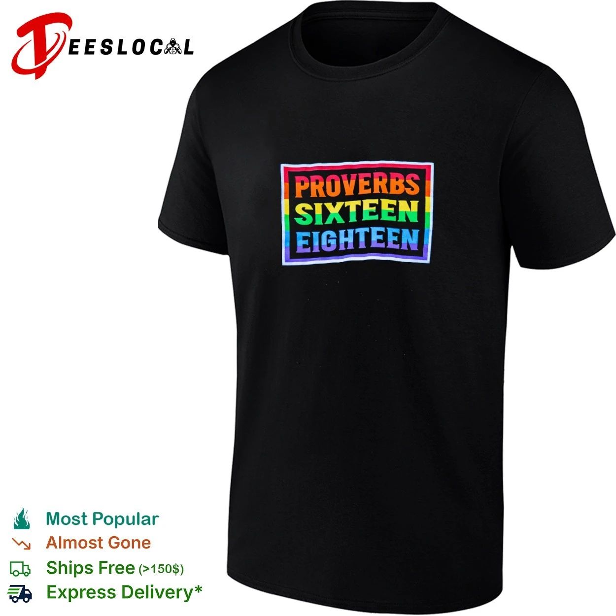 Proverbs Sixteen Eighteen bible verse T-shirt