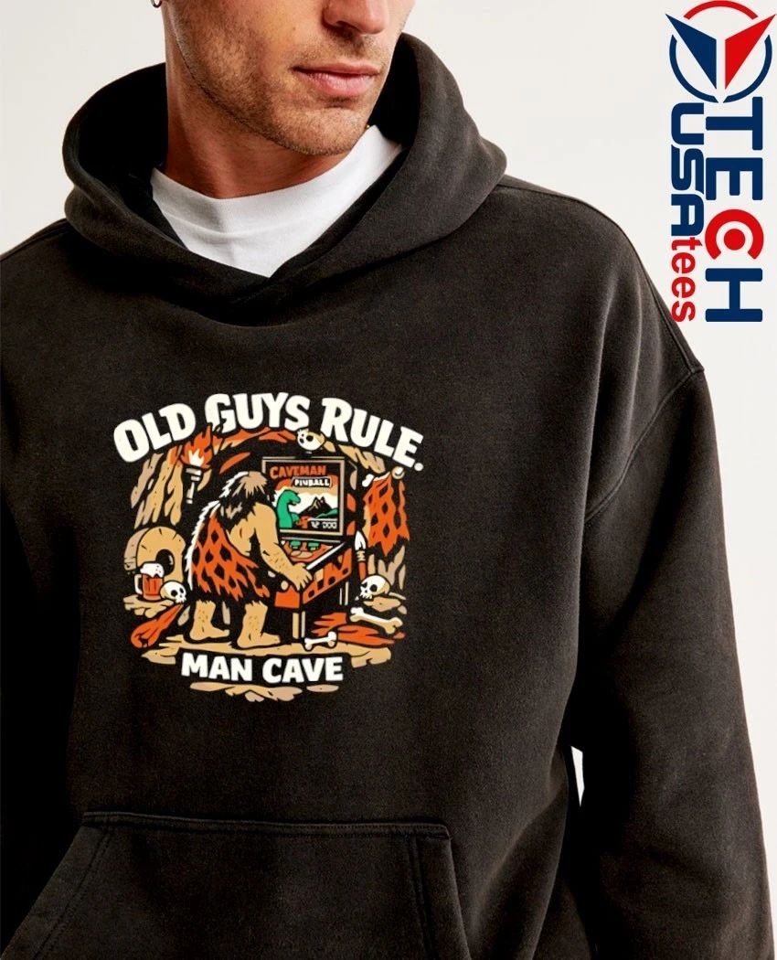 Man cave old guys rule shirt