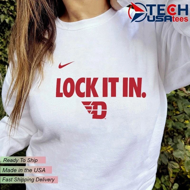 Lock it in Dayton Flyers 2026 On-Court Bench shirt