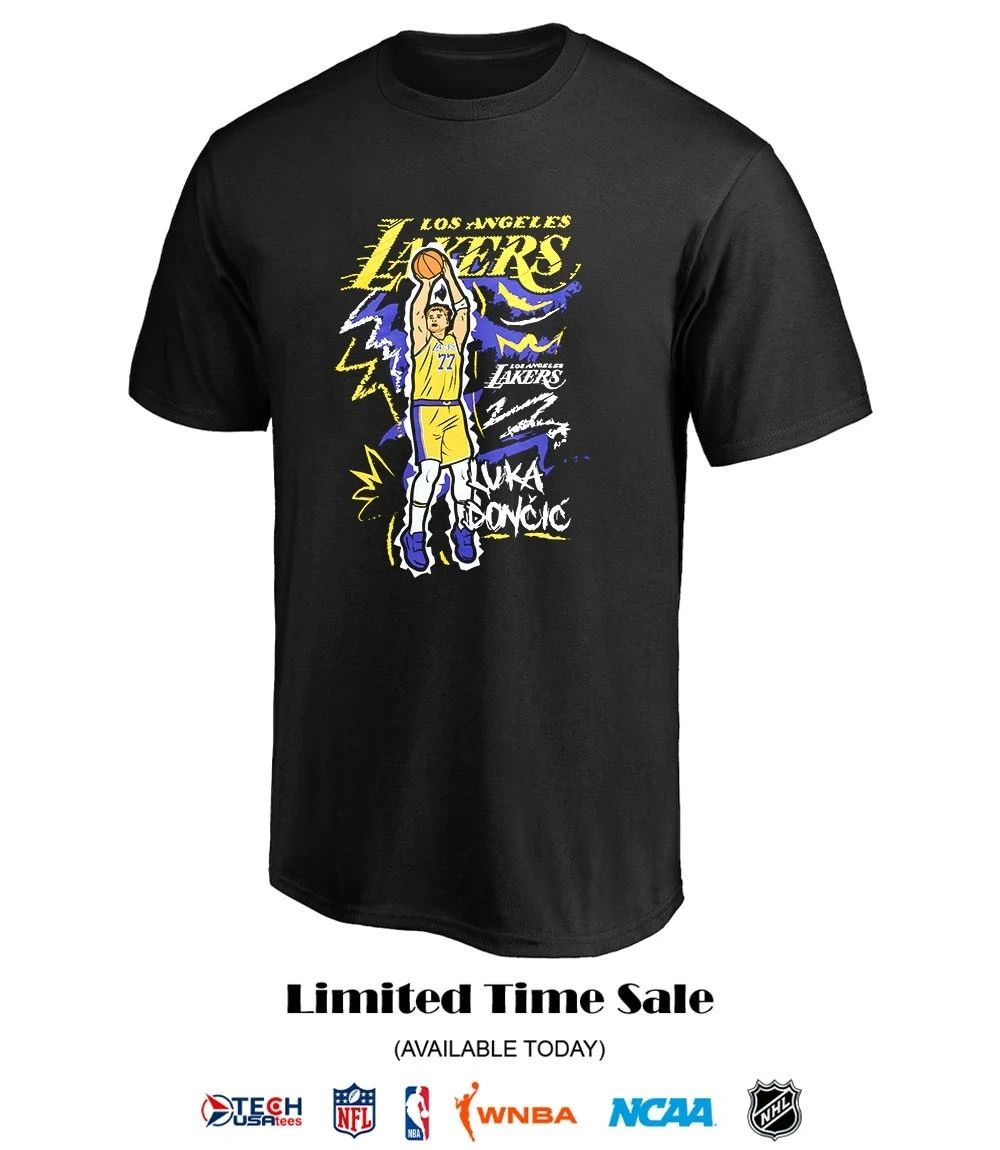 Luka Doncic Los Angeles Lakers Basketball graphic shirt
