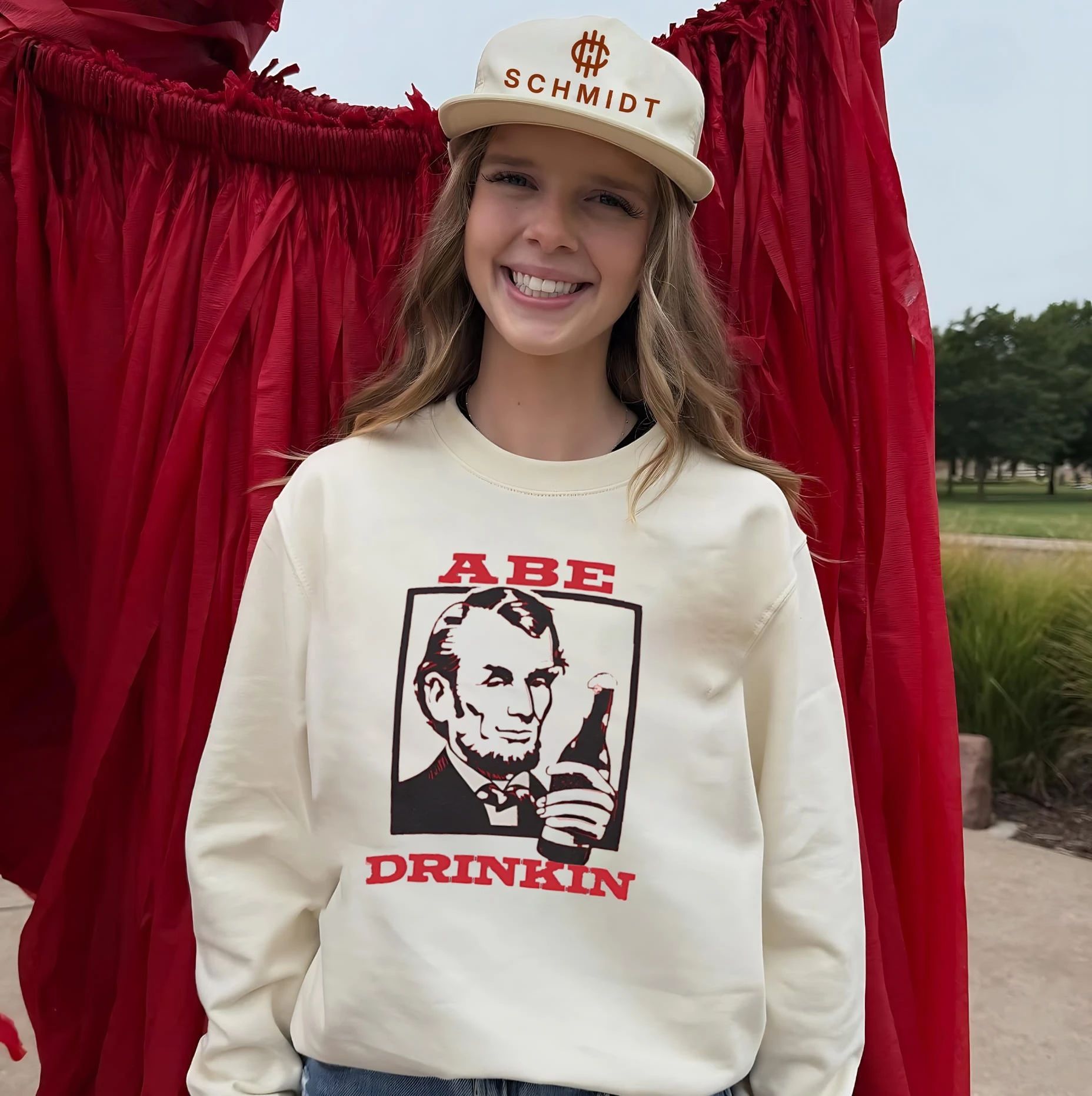 Abe Drinkin Abraham Lincoln Beer funny historical shirt