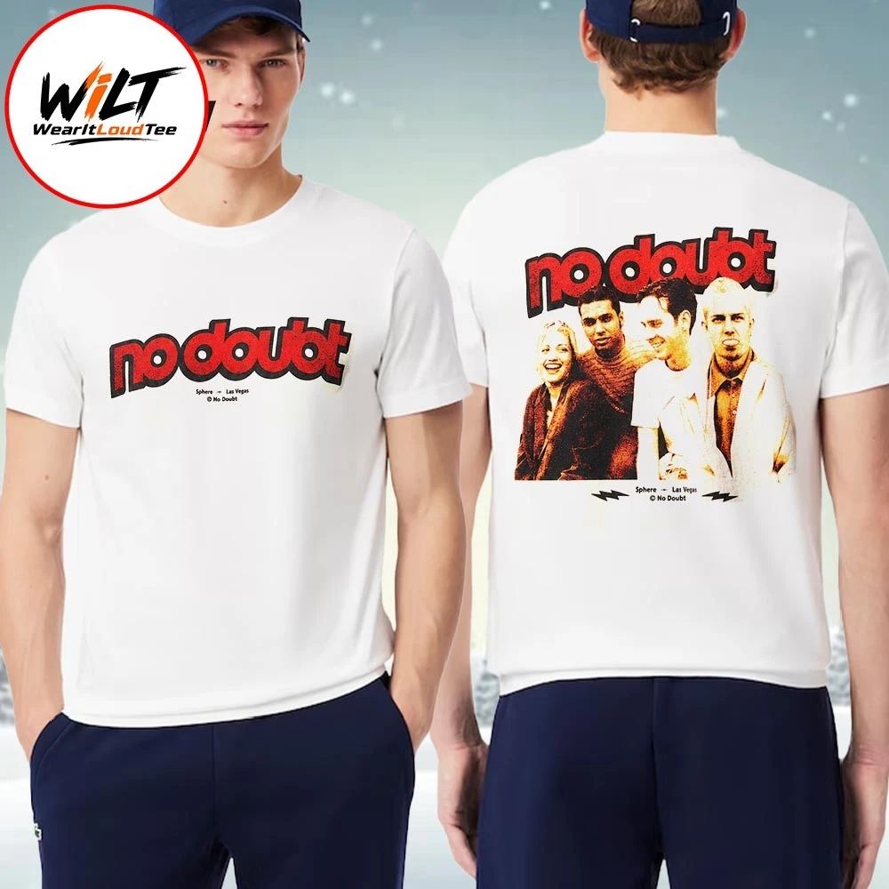No Doubt Live At Sphere Las Vegas Concert Merch Tee On May And June 2026 Retro Two Sided Shirt