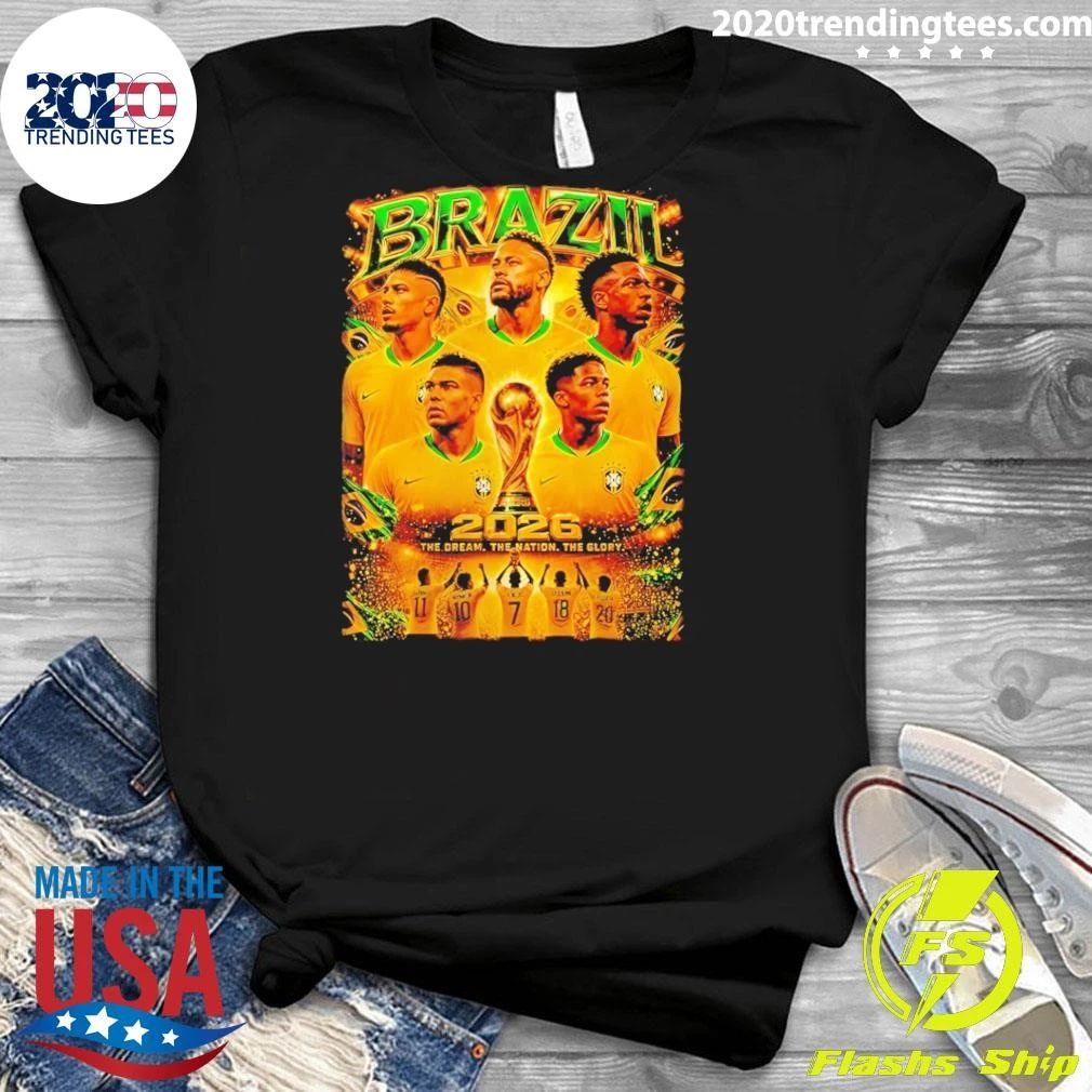 The Dream The Nation The Glory Brazil World Cup 2026 Vintage Shirt