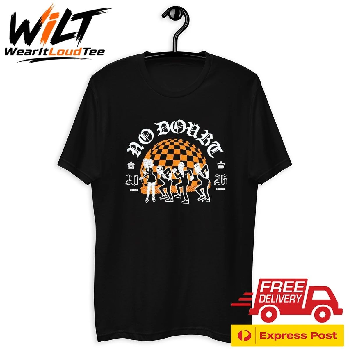 No Doubt Live At Sphere Las Vegas 2026 Concert Cartoon Ska Band Shirt