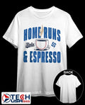 Italy Baseball Home Runs and Espresso shirt