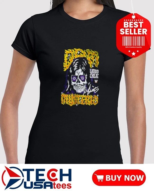 Dominik Mysterio tattoo skull signature shirt