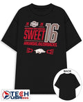 Arkansas Razorbacks 2026 NCAA March Madness Sweet 16 shirt by rallyhouse