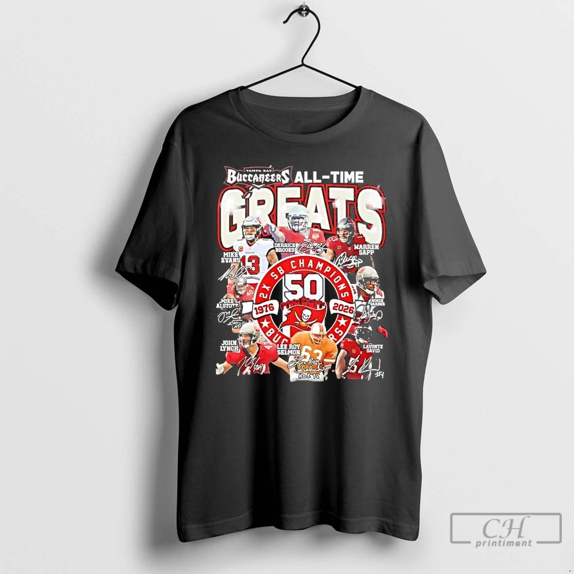 Classic Legends Tampa Bay Buccaneers All Time Greats 2x Sb Champions Signatures T Shirts Sweater