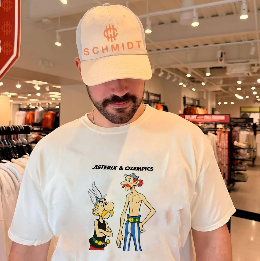 Thin Obelix Comic Asterix And Ozempics Funny shirt