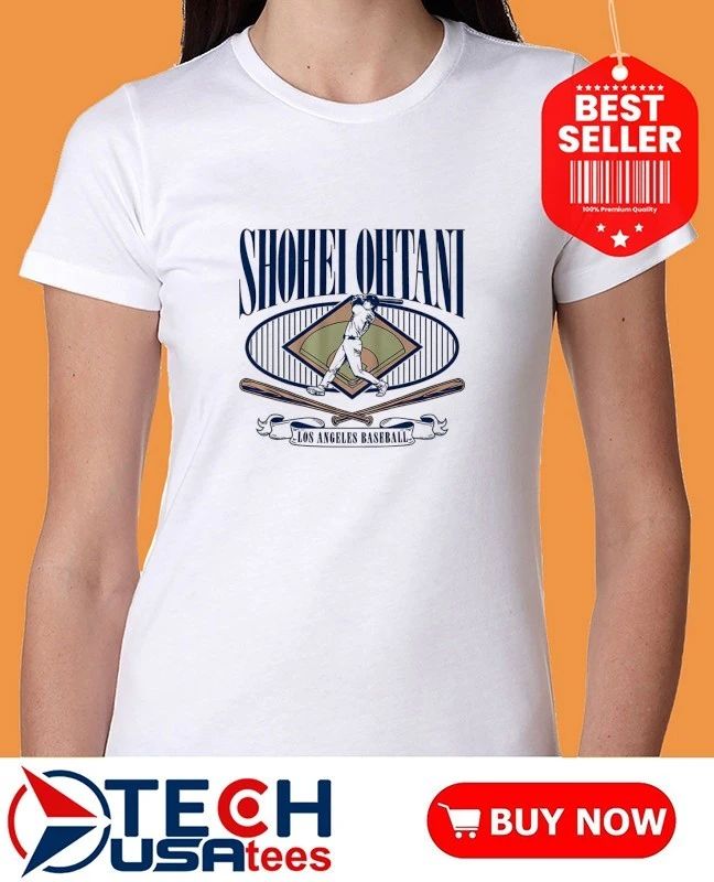 Shohei Ohtani Los Angeles Dodgers Baseball diamond standouts vintage shirt
