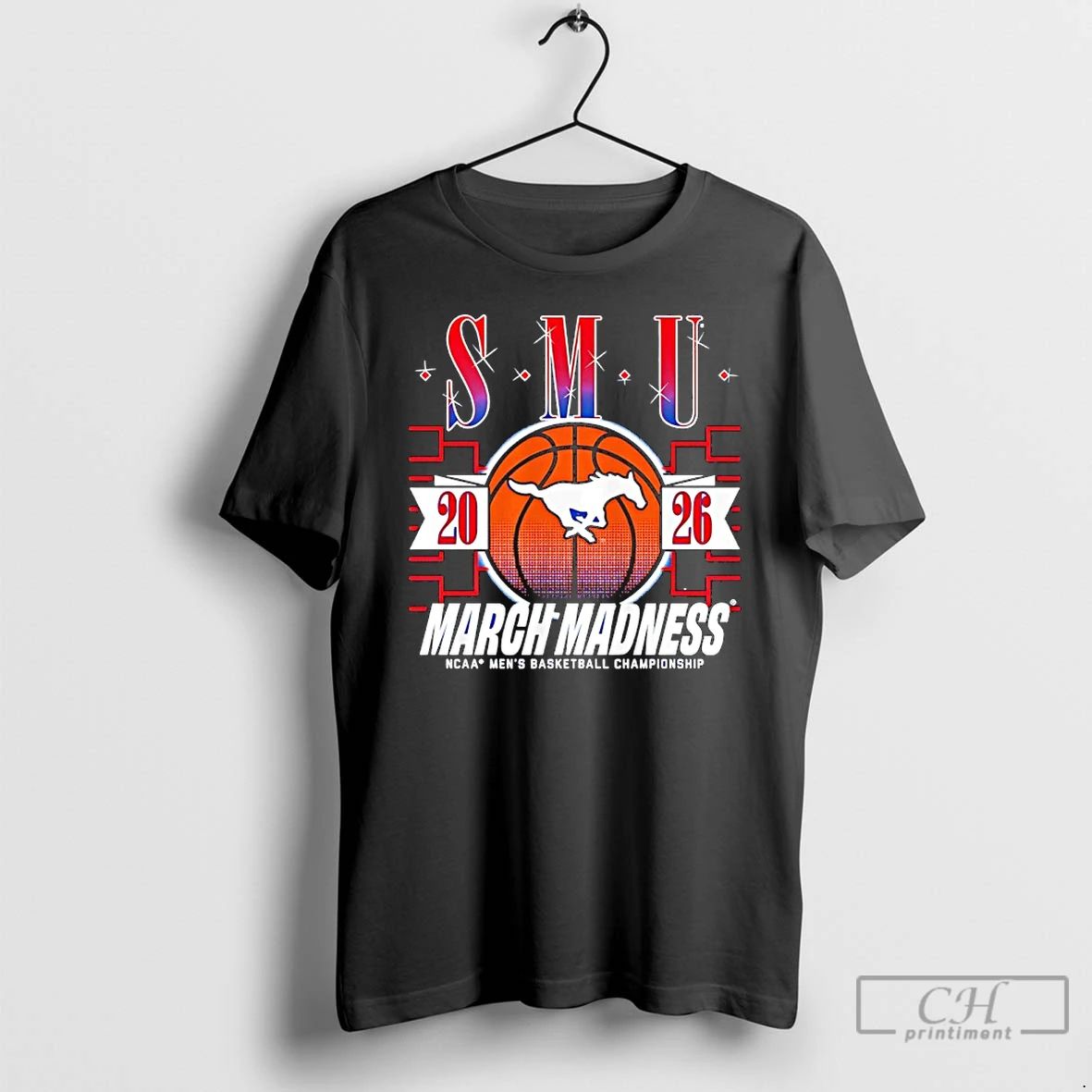 Classic Smu Mustangs 2026 Ncaa Mens Basketball March Madness
