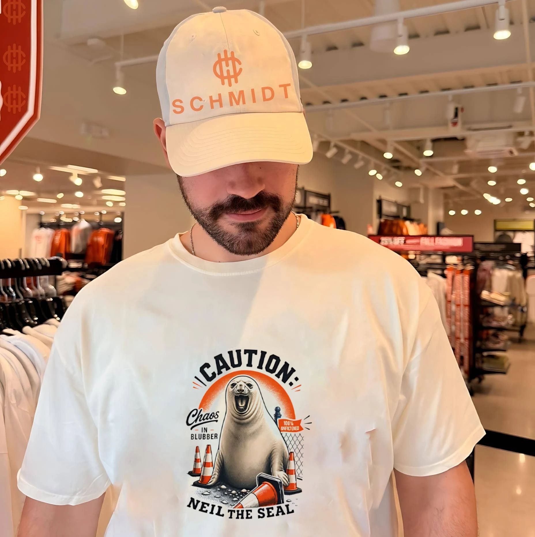 Caution Neil The Seal Chaos in Blubber shirt