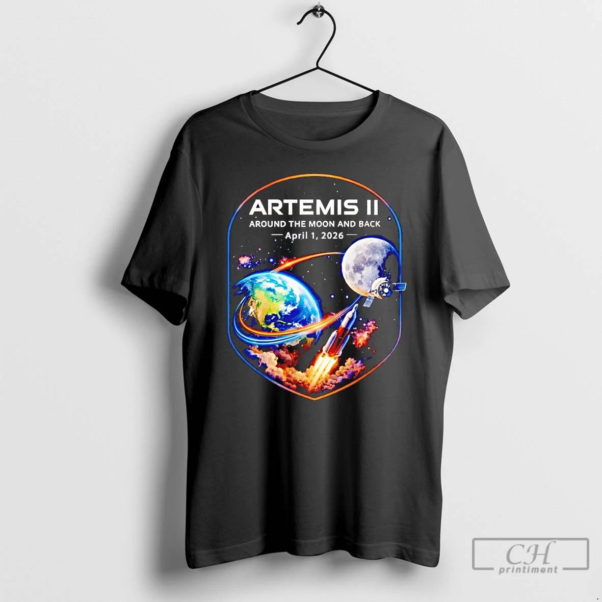 Premium Artemis 2 Journey Around The Moon And Back 2026 Nasa Mission T Shirts Sweater
