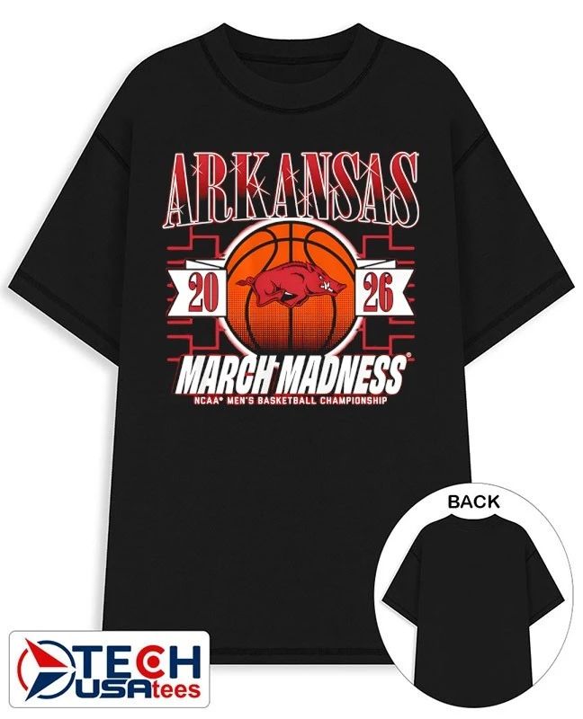 Arkansas Razorbacks March Madness 2026 NCAA Men’s Basketball Championship shirt