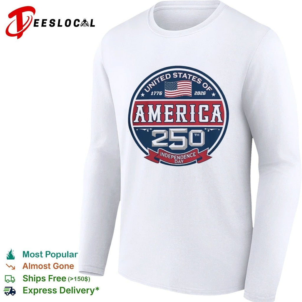 USA of America 1776 2026 250th Independence Day Official T-shirt