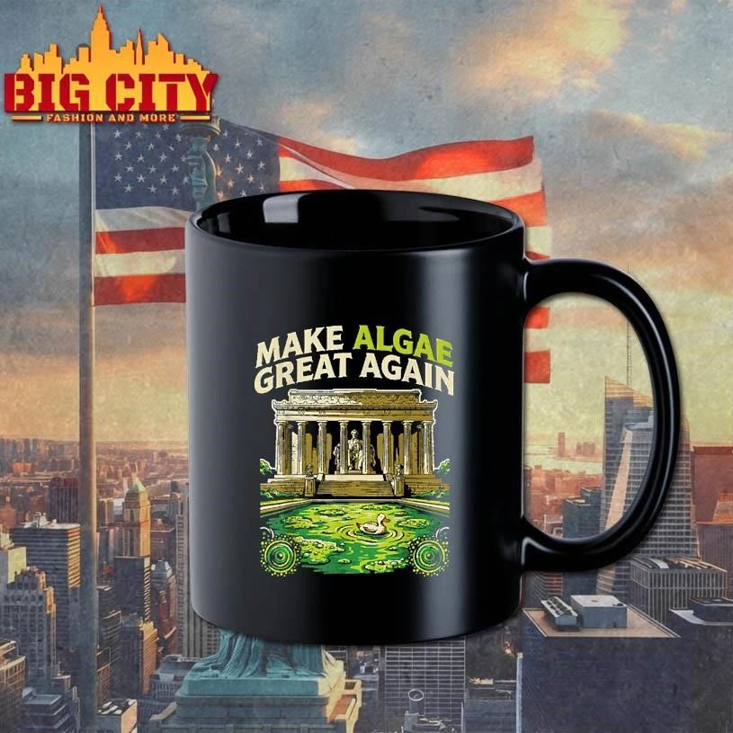 Make Algae Great Again Funny Political Satire T-Shirt
