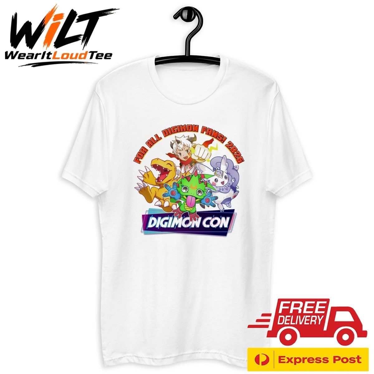 For All Digimon Fans 2026 Digimon Con Shirt