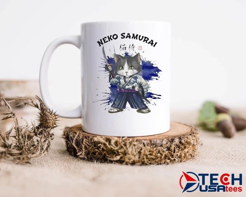 Neko Samurai Cat shirt