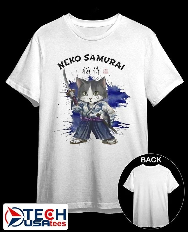 Neko Samurai Cat shirt