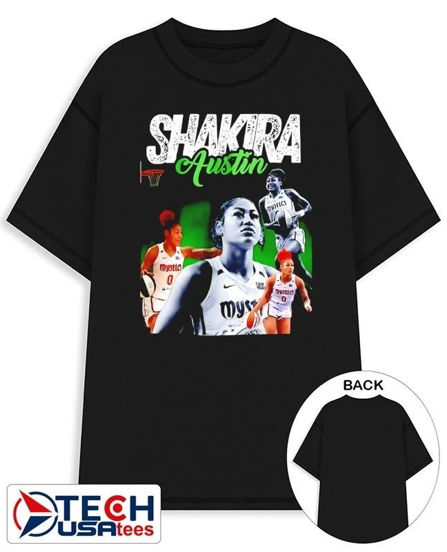 Shakira Austin Washington Mystics Basketball graphic shirt