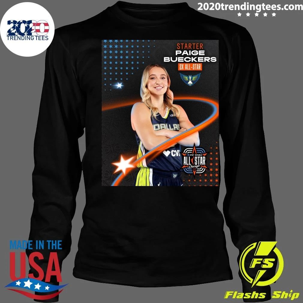 Starter Paige Bueckers Your Official 2026 AT&T WNBA All-Star Starters Shirt